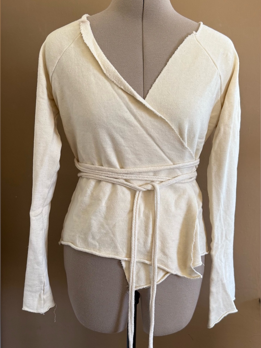 Vintage Organic Cotton & Hemp Wrap Top by Sweet Skins Ballet Yoga Beach Festival